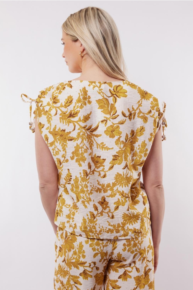 SARDINIE TOP 25ZFOC06 014127 SAND/MUSTARD OLIVE
